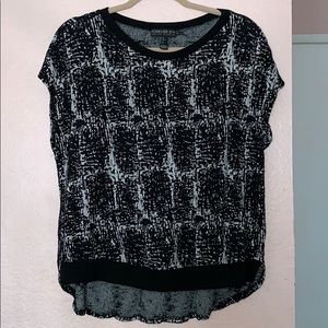 Forever 21+ Black & Gray Short sleeve